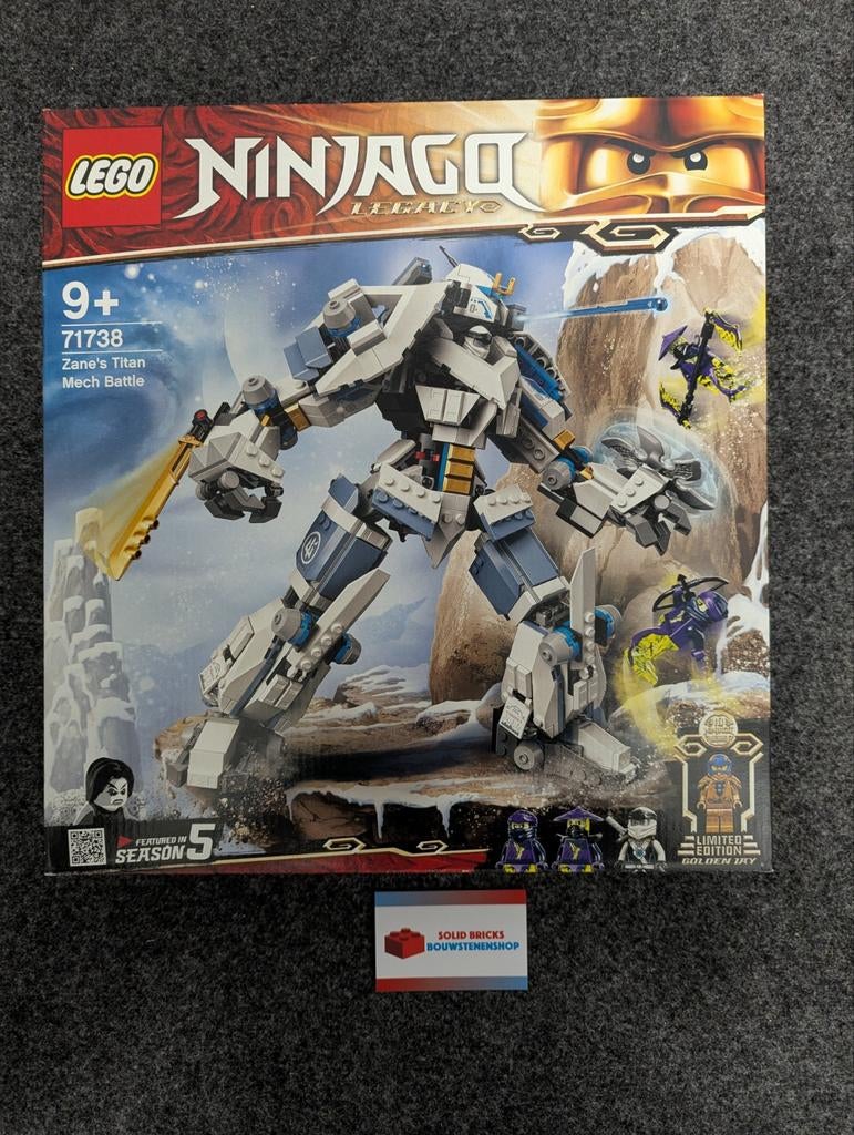 LEGO 71738 Zane's Titan Mech Battle NIEUW & Gesealed!, Kinderen en Baby's, Speelgoed | Duplo en Lego, Ophalen of Verzenden, Nieuw