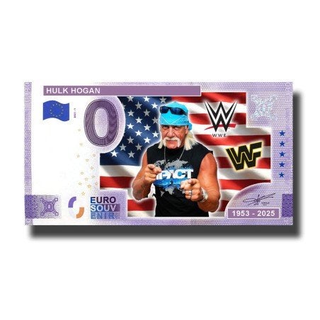0 Euro Biljet Hulk Hogan, Postzegels en Munten, Ophalen of Verzenden, Overige landen, 5 euro