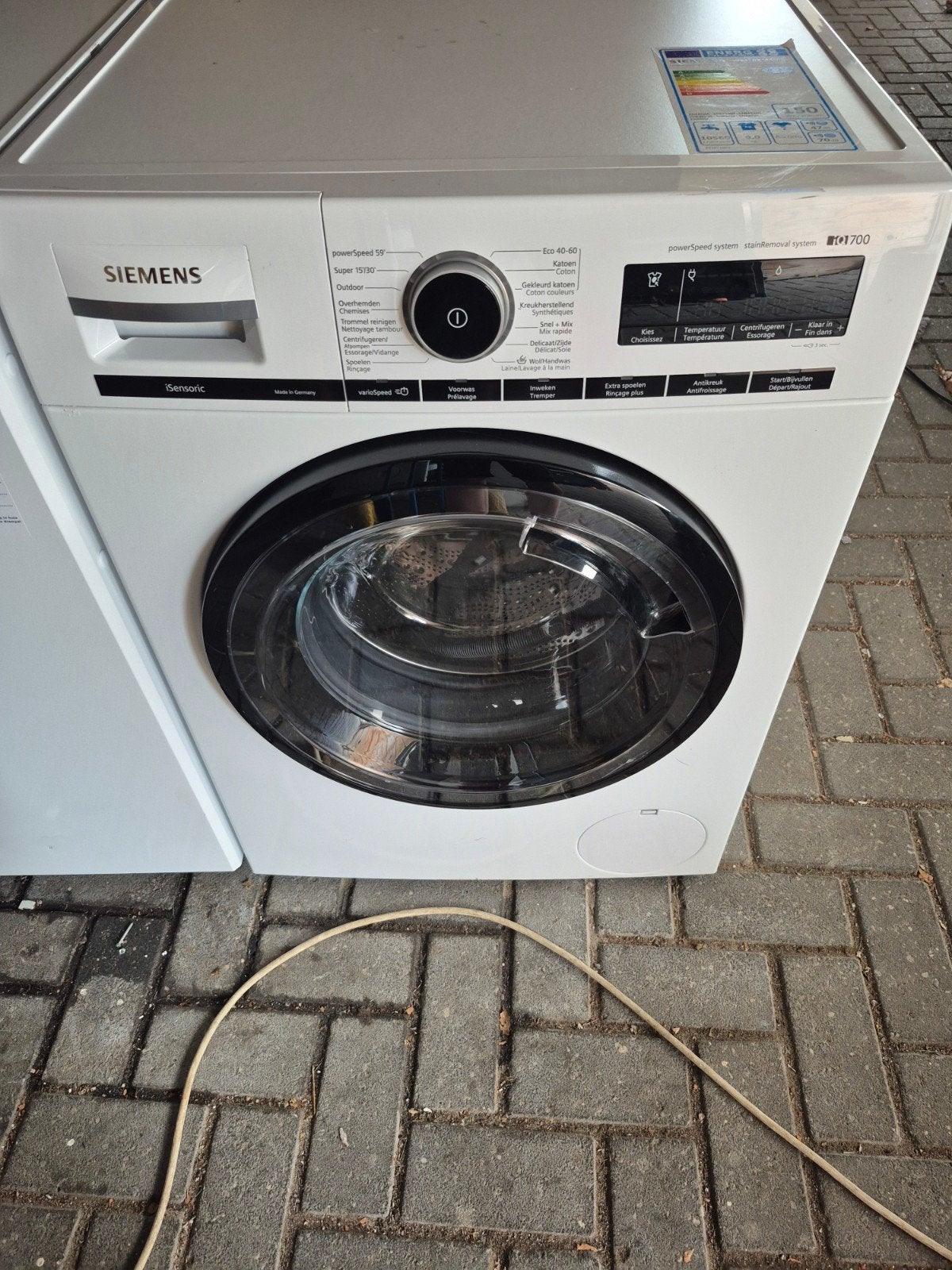 nieuwe 9 kg siemens wasmachine iq700 1600 toeren A+++, Ophalen, 8 tot 10 kg, Nieuw, 1600 toeren of meer