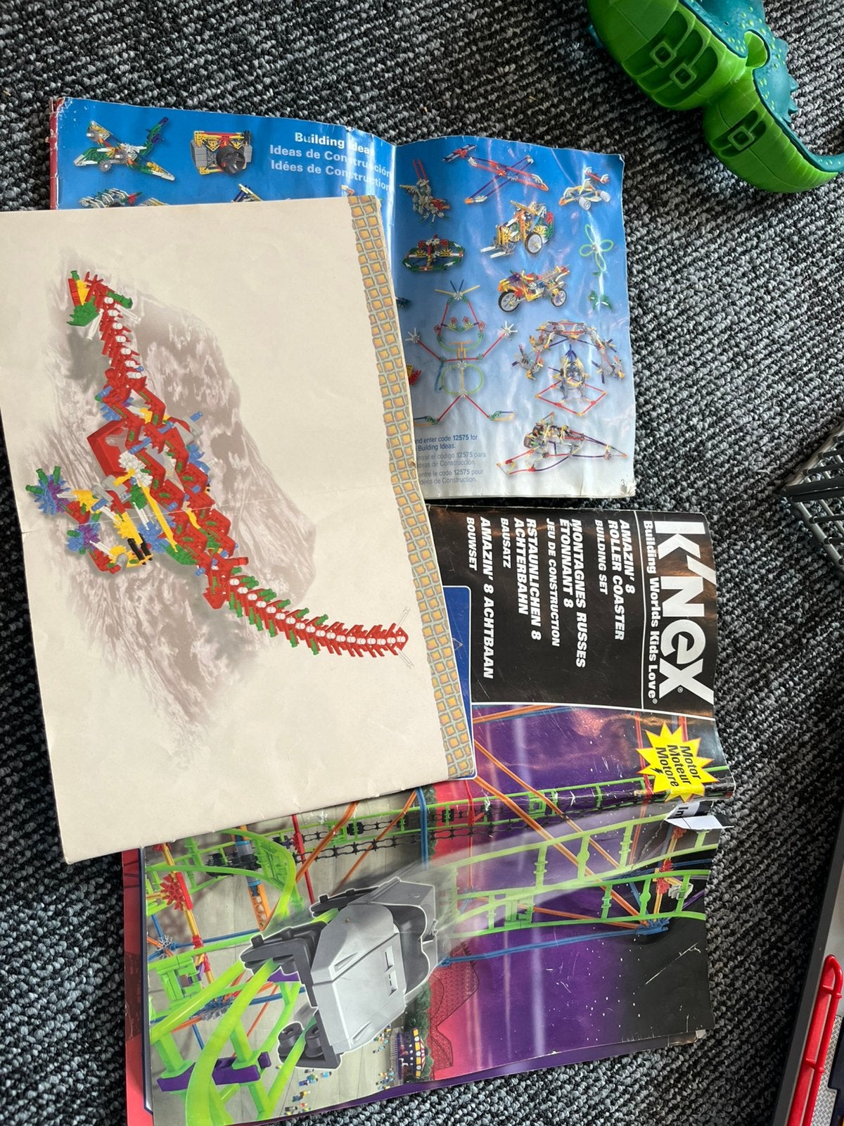 Knex achtbaan/knexosaurus, Ophalen, Gebruikt, K'nex