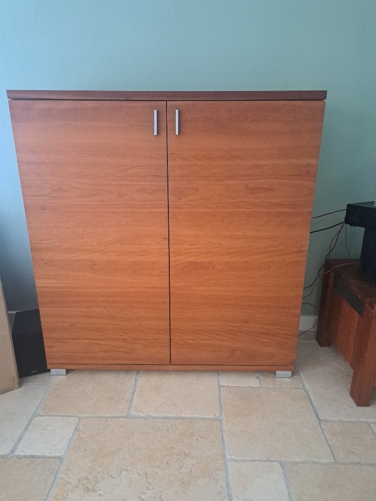 Moderne kast van kersenhout Bert Plantagie, Ophalen, 100 tot 150 cm, 100 tot 150 cm, Kersenhout