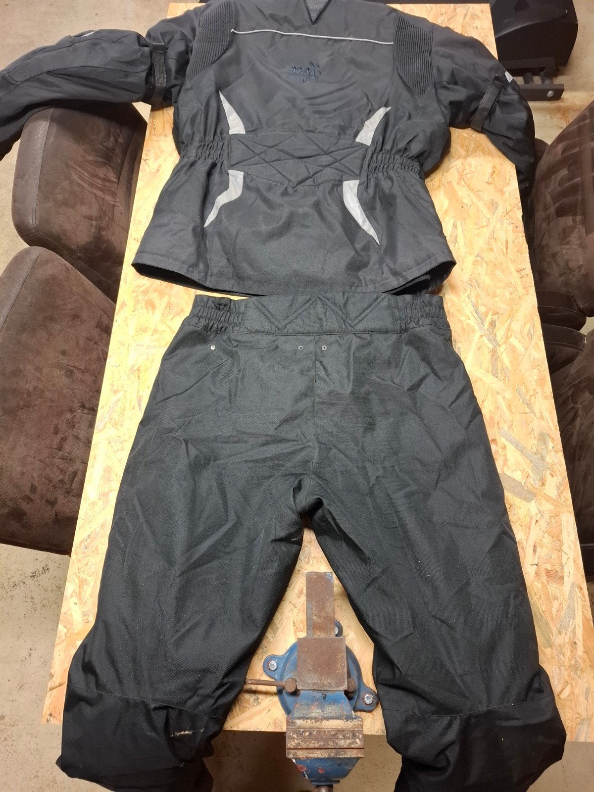 Motorpak (jas en broek) - Max Motorsport Collection, Motoren, Ophalen of Verzenden, Tweedehands, Jas | textiel, Max Motorsport Collection