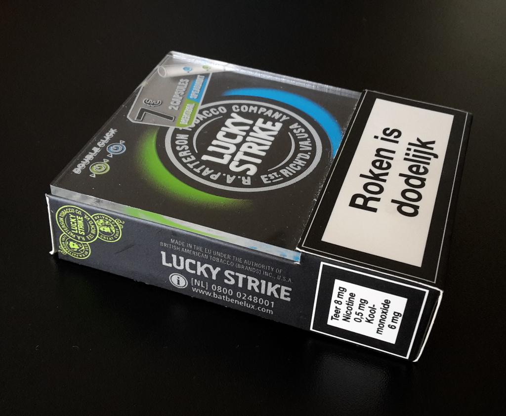 Reclame Pakje Lucky Strike met knipperende verlichting - 01, Ophalen, Zo goed als nieuw, Lichtbak of (neon) lamp