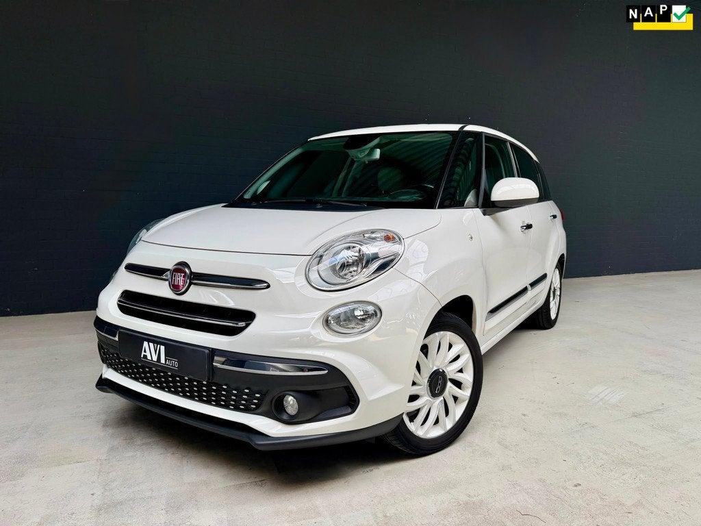 Fiat 500 L Wagon 0.9 TwinAir Lounge 7p. 1e Eigenaar NAP, Auto's, Fiat, Gebruikt, 7 stoelen, Wit, Bedrijf