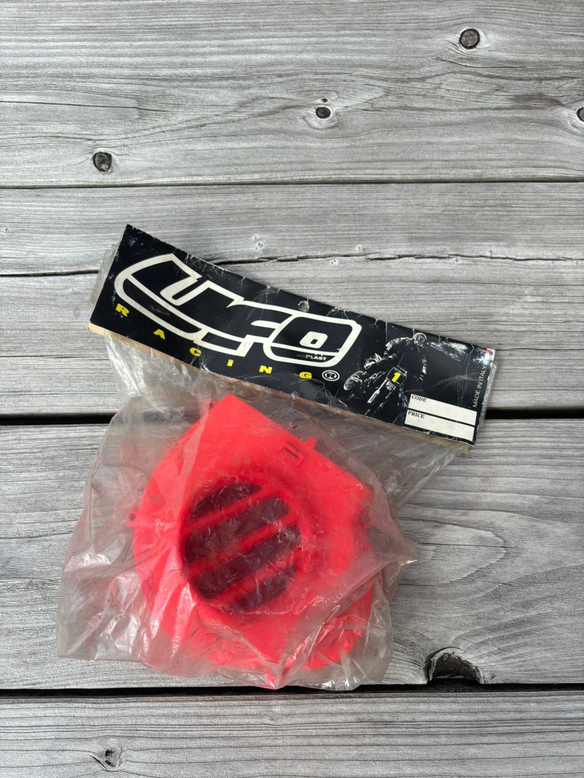 UFO Koelkap Piaggio Luchthapper fel rood Nieuw, Ophalen of Verzenden, Nieuw