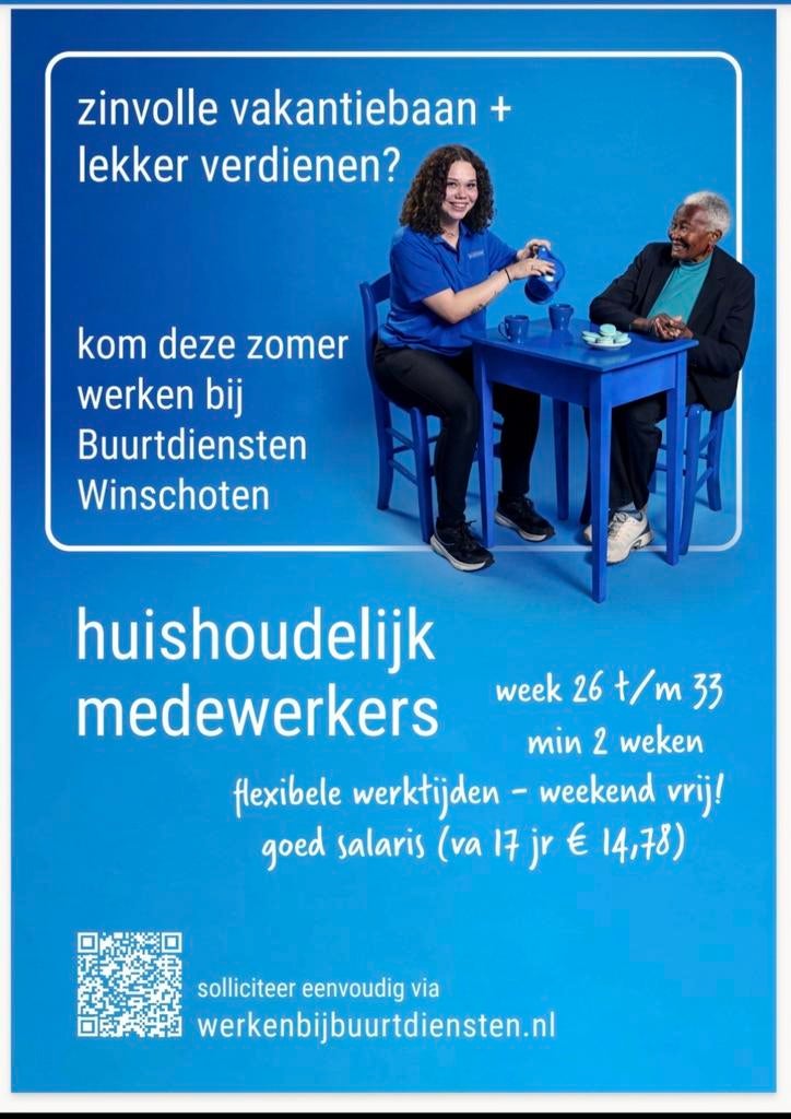 Buurtdiensten 6 zoekt nieuwe Collega's, Vacatures, Starter, Overige vormen, Overige niveaus, Geschikt als bijbaan