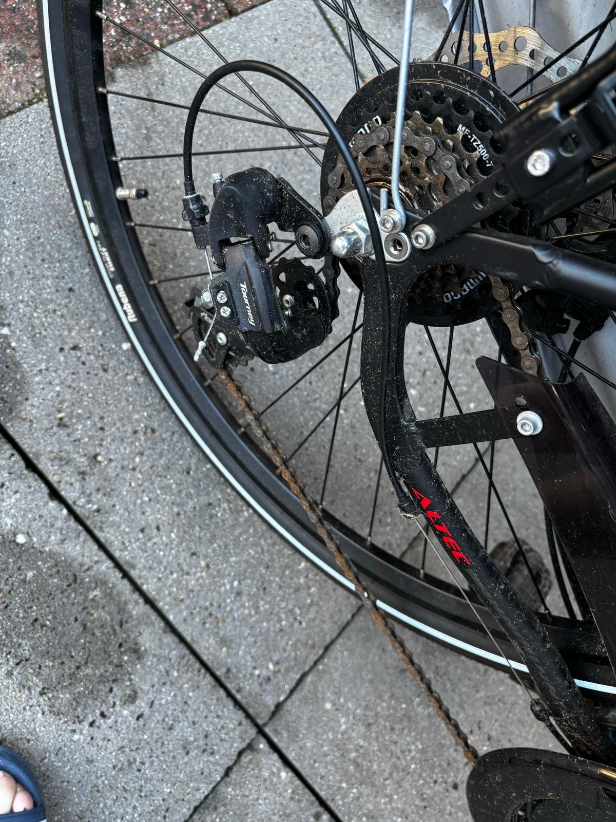 Nette Altec Ventura damesfiets 28 inch met versnellingen, Gebruikt, Versnellingen, 50 tot 53 cm, Schijfrem