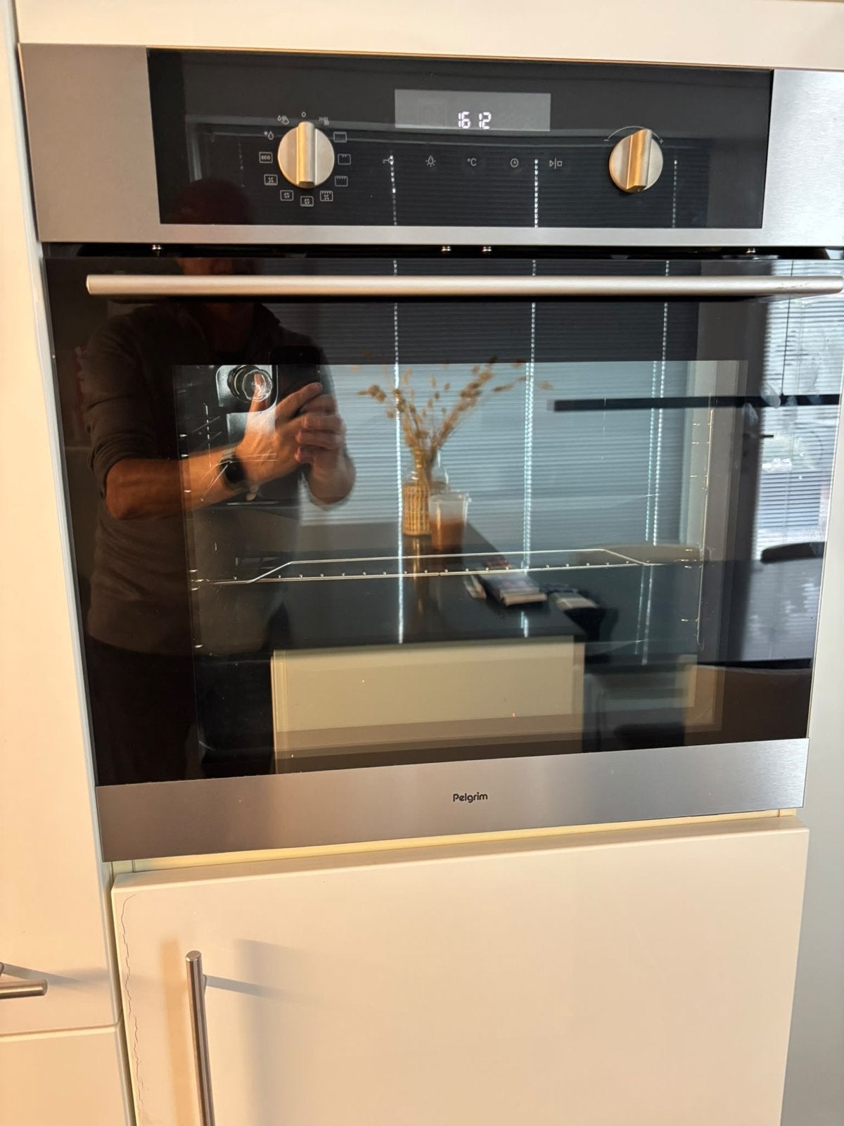 Pelgrim Inbouw Oven met Grill en Warmhoudfunctie (defect), Hete lucht, Pelgrim, Ophalen of Verzenden, Oven met grill