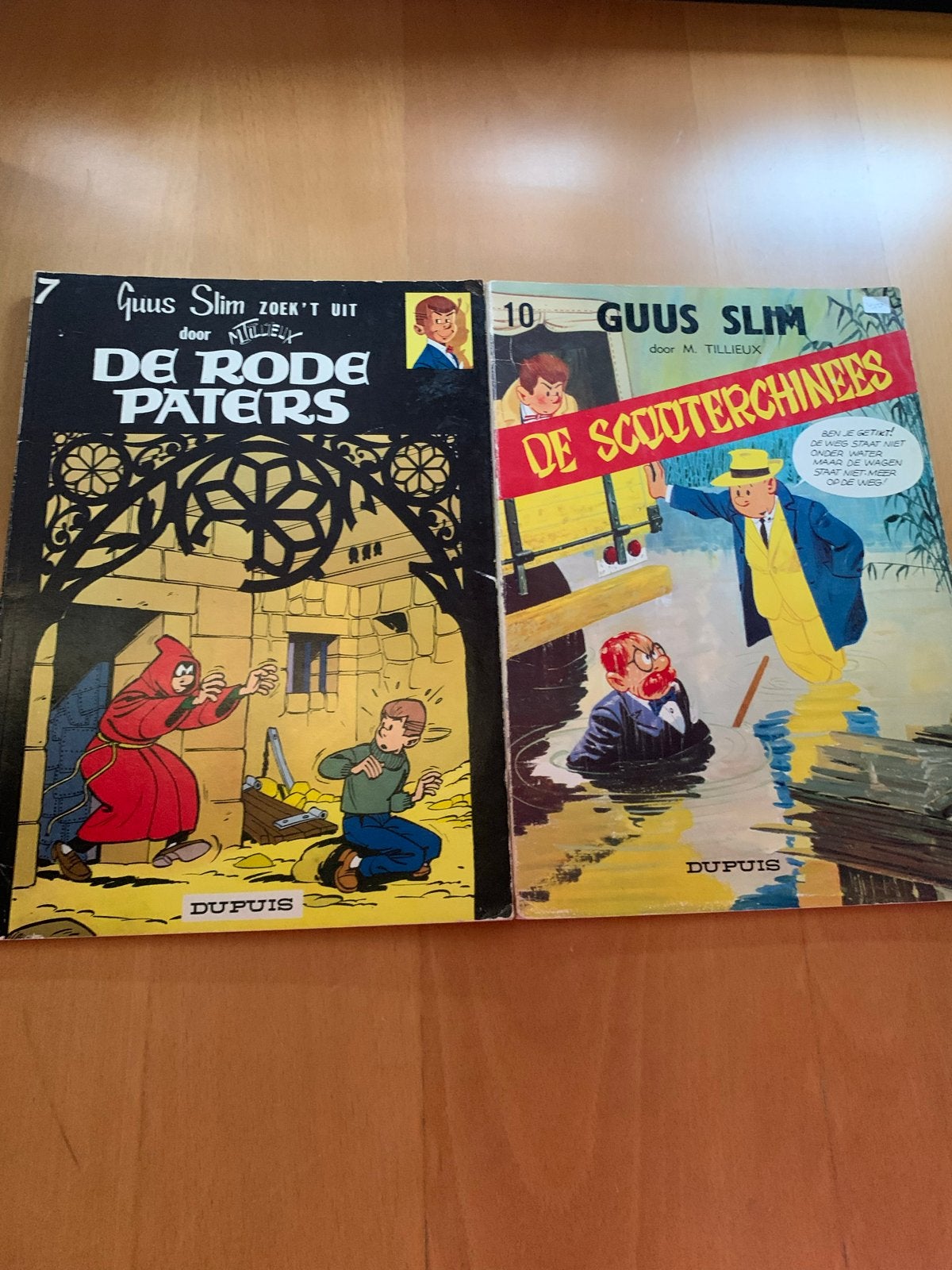 Guus Slim: De Rode Paters & De Scooterchinees (2 stripboeken, Boeken, Meerdere stripboeken, Ophalen of Verzenden, Gelezen