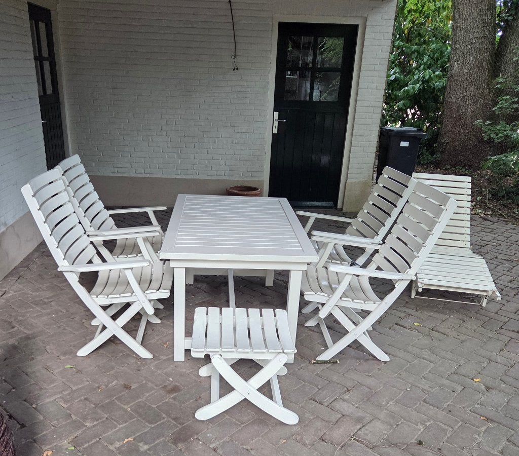 Tuinset, Ophalen, 5 zitplaatsen, Gebruikt, Tuinset