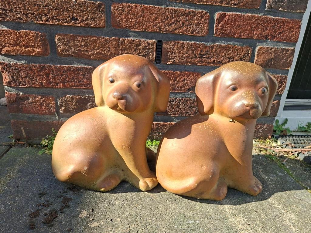 2 beelden van honden, Verzamelen, Beelden en Beeldjes, Ophalen of Verzenden, Gebruikt