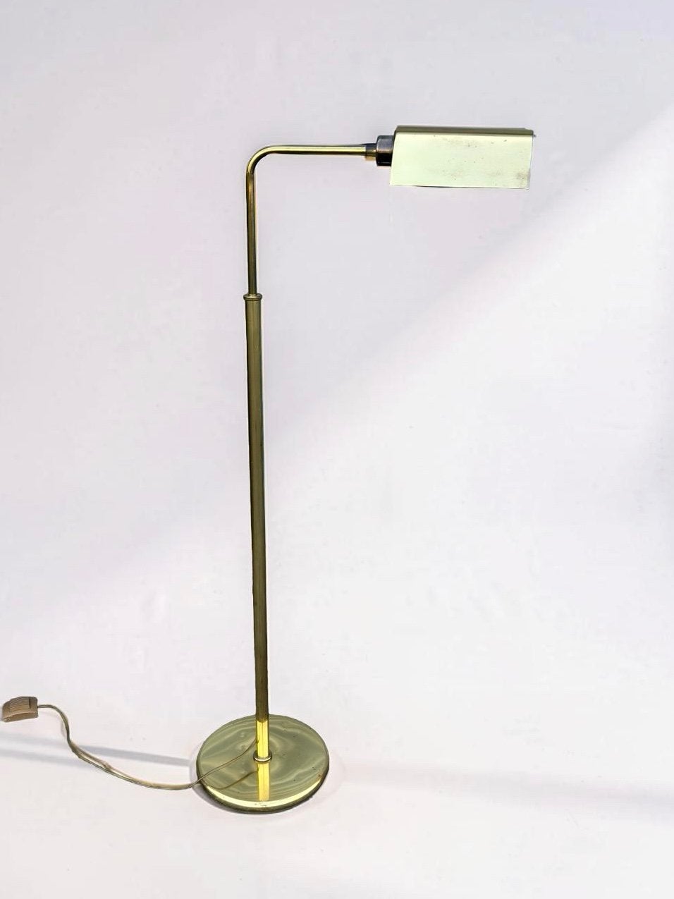 Vintage messing vloerlamp, Huis en Inrichting, Lampen | Vloerlampen, Ophalen, ., Zo goed als nieuw, .