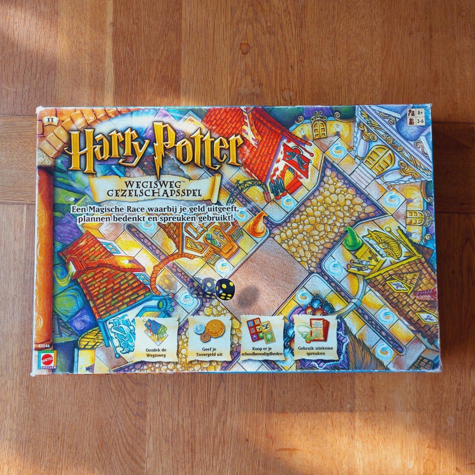 Harry Potter Wegisweg bordspel - Compleet op 1 muntje na, Hobby en Vrije tijd, Gezelschapsspellen | Bordspellen, Ophalen of Verzenden