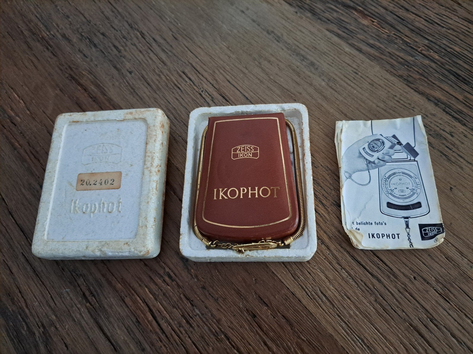 Zeiss Ikon Ikophot vintage belichtingsmeter jaren '50, Ophalen of Verzenden, 1940 tot 1960, Overige typen