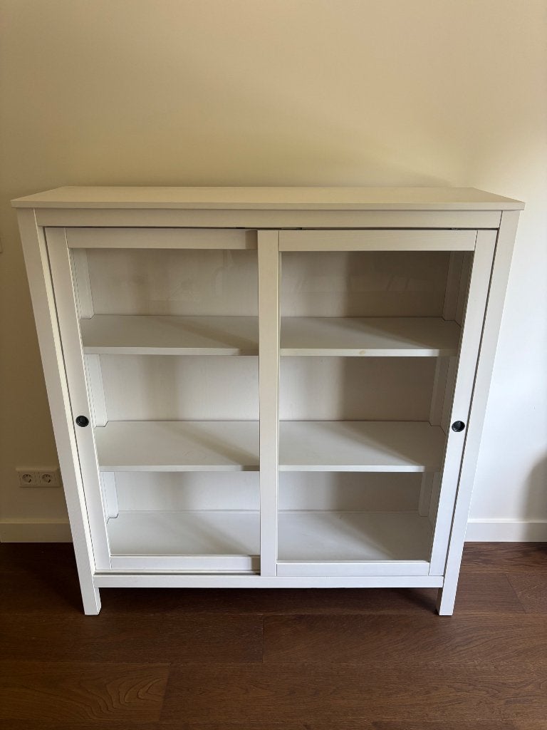 Ikea vitrinekastje, Ophalen, Met deur(en), 100 tot 150 cm, 100 tot 150 cm