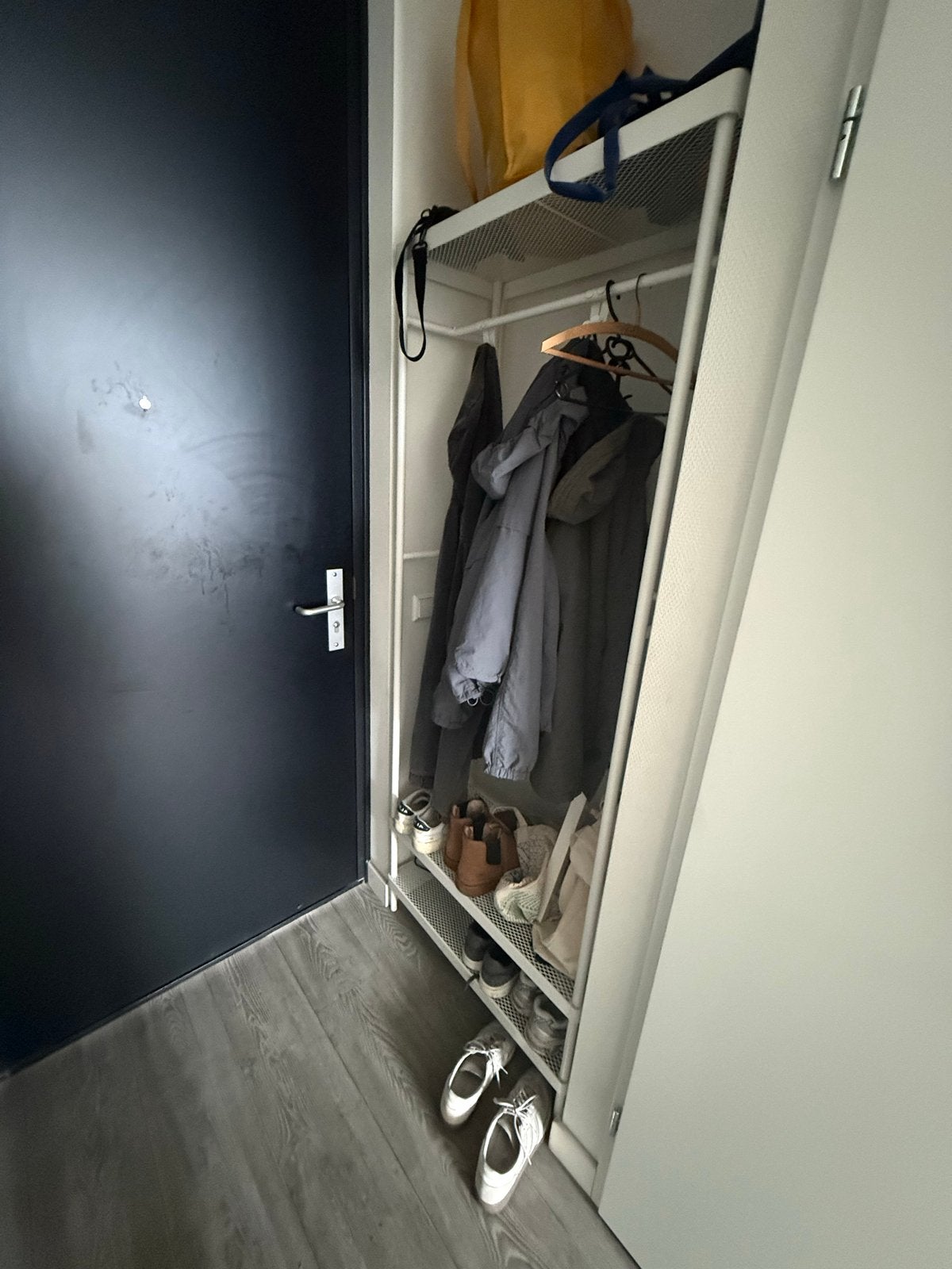 IKEA MACKAPÄR kapstok met schoenenrek - Halorganizer, Ophalen, Gebruikt, Overige typen, Metaal