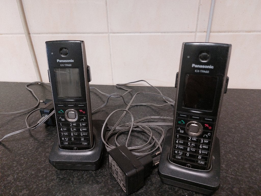 Telefoon set Panasonic, Telecommunicatie, Ophalen, 2 handsets