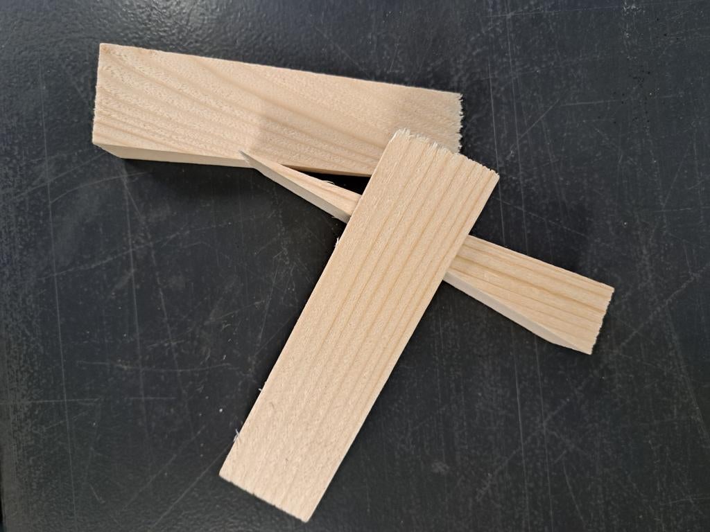 Houten wiggen 100 stuks, Ophalen of Verzenden