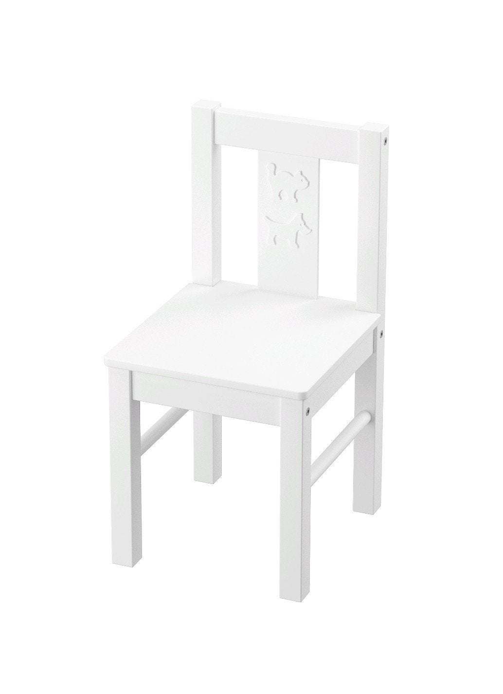IKEA KRITTER Witte kindertafel met 2 stoelen, Ophalen, Gebruikt, Tafel(s) en Stoel(en)
