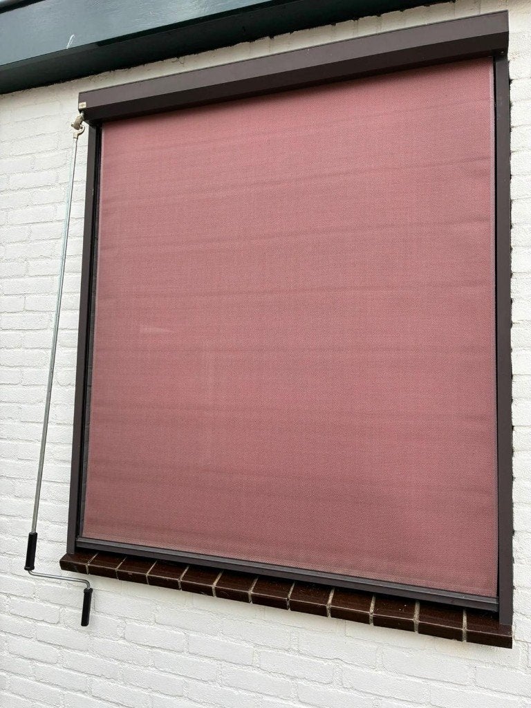 Screens 2 x handbediend met slinger, Tuin en Terras, Ophalen, Gebruikt, Minder dan 250 cm, 150 tot 300 cm