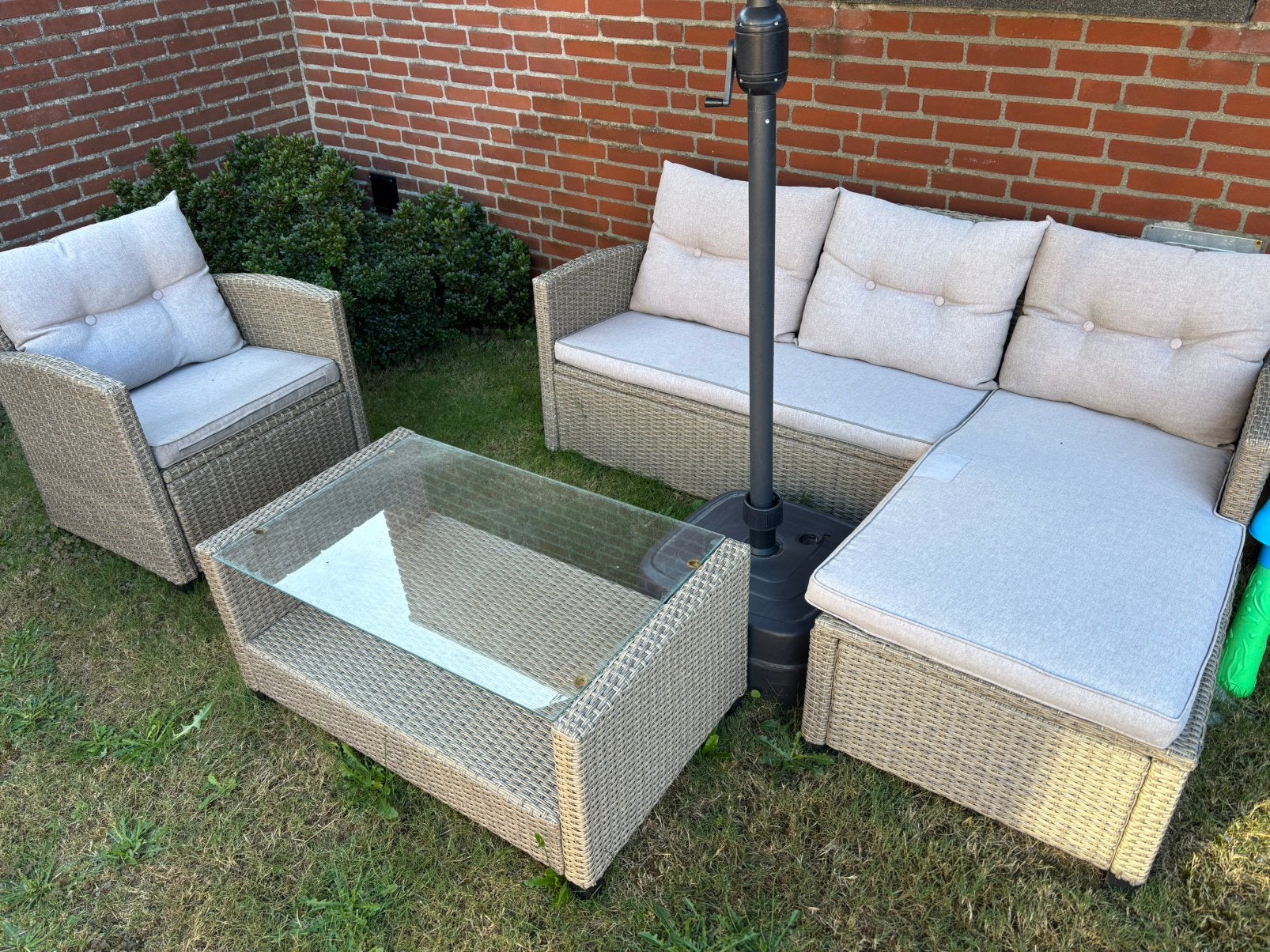 Tuin lounce set tekoop, Tuin en Terras, Tuinsets en Loungesets, Ophalen, Zo goed als nieuw