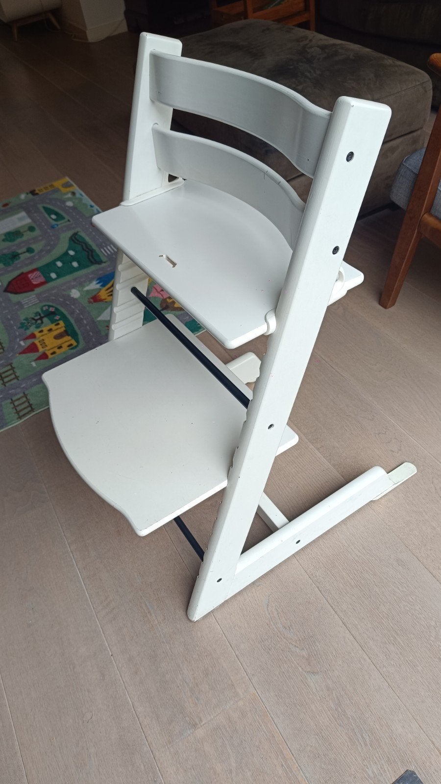 Stokke Tripp Trapp meegroeistoel - Wit, Ophalen, Gebruikt, Meegroeistoel
