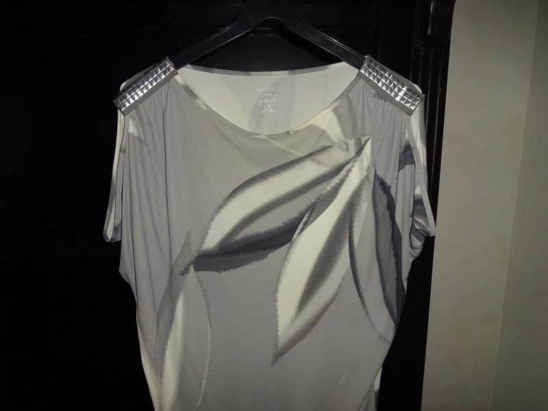 Marccain stretch jurk studs schouders N4 40, Maat 38/40 (M), Verzenden, Zo goed als nieuw, Knielengte