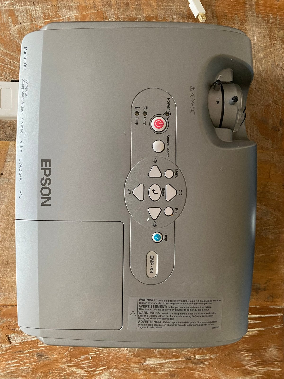 Epson EMP-X3 LCD Projector - Goede staat, Ophalen, Gebruikt, LCD, Overige resoluties