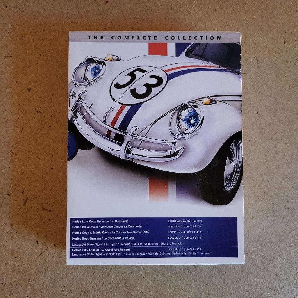 Dvdbox: Herbie the complete collection, Ophalen, 1960 tot 1980, Nederlands, Nederlands
