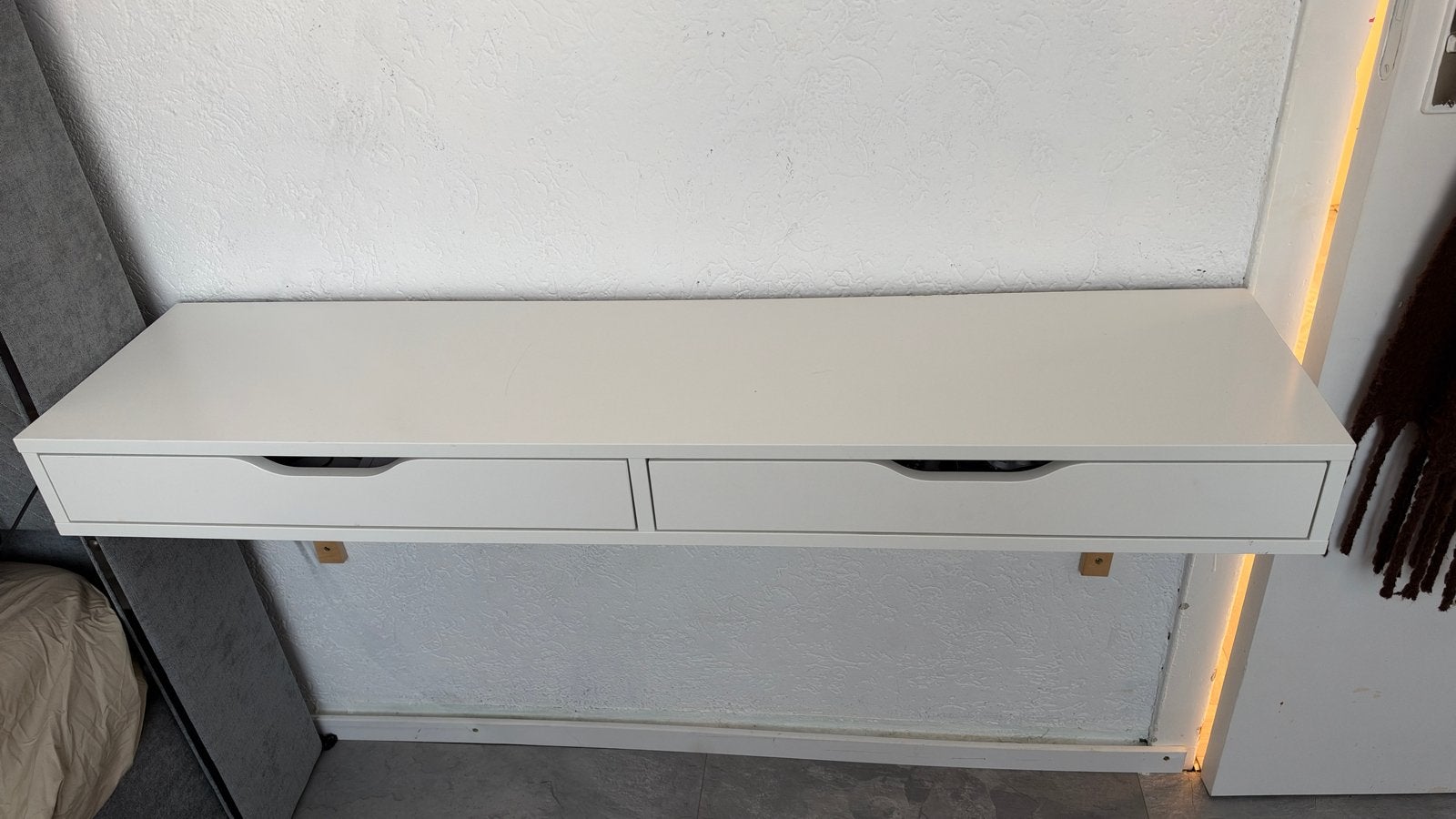 IKEA wandplank met lades MOET VANDAAG WEG, Huis en Inrichting, Overige materialen, 100 tot 150 cm, Ophalen of Verzenden, Zo goed als nieuw