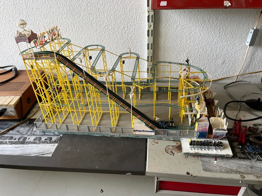 HO achtbaan voor treinentafel, Gebruikt, Gelijkstroom of Wisselstroom, Overige typen, Ophalen