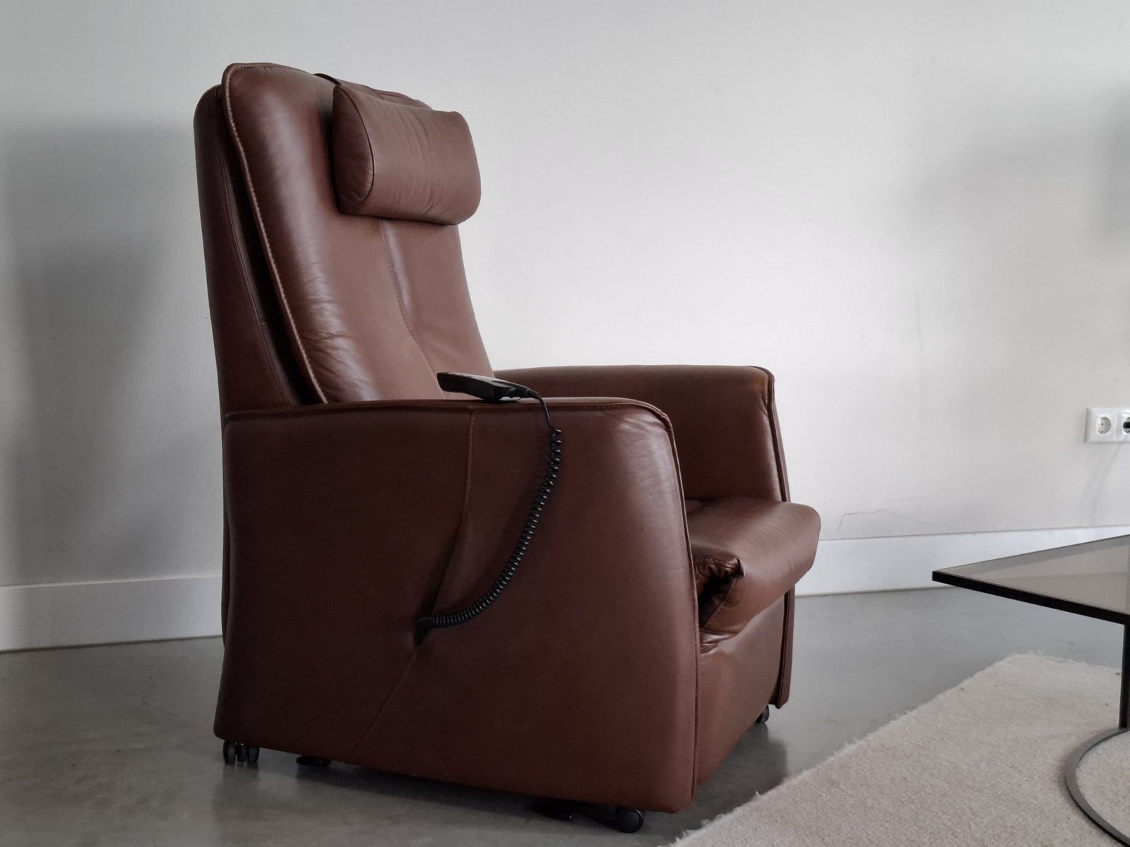 Prominent Romeo Sta-opstoel – Extra Small – Cognac Leer, Ophalen of Verzenden, Zo goed als nieuw, X, 75 tot 100 cm