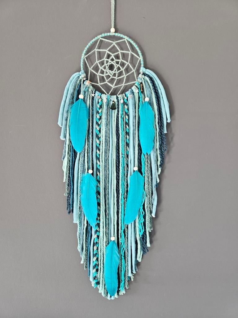 Dromenvanger Petrol wandkleed muurhanger ibiza hippie decor, Ophalen of Verzenden, Nieuw