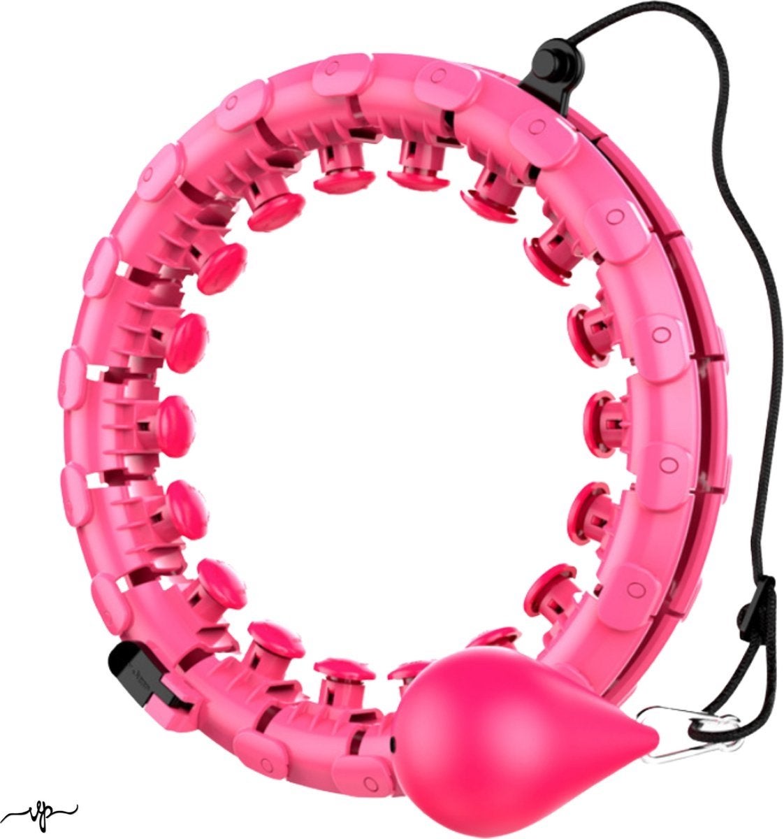 Smart Hula Hoop - Roze Fitness Hoepel met Gewichtsbal, Ophalen of Verzenden, Zo goed als nieuw