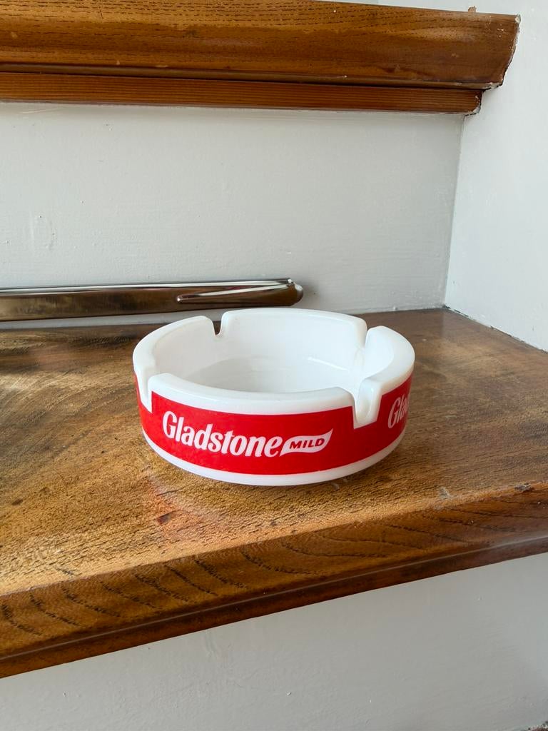 Gladstone Mild asbak porselein, Verzamelen, Ophalen of Verzenden, Gebruikt, Asbak