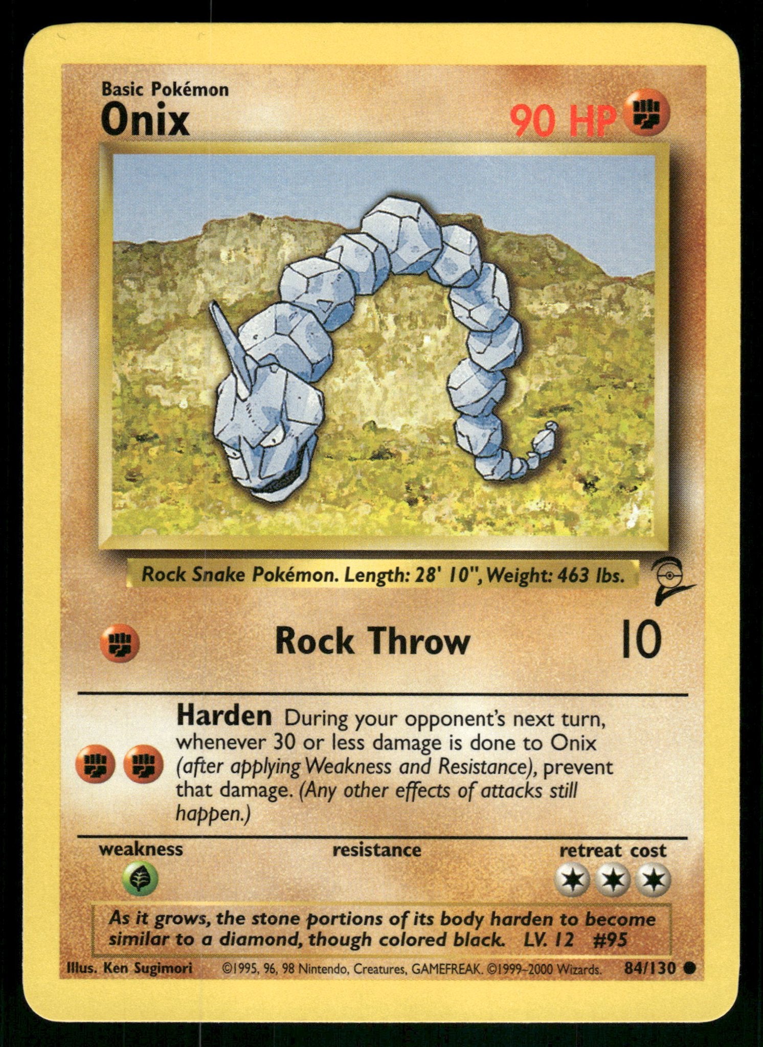 Onix 84/130 - Base Set 2 (NM), Verzenden, Gebruikt