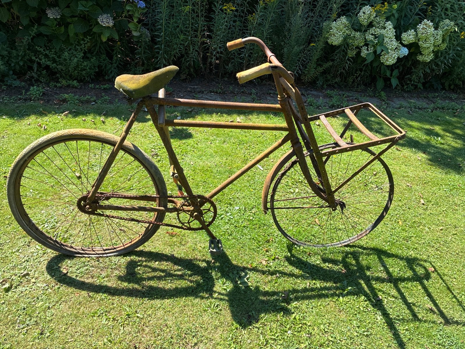 Oude Simplex transportfiets  met bagagedrager - opknapper, 51 tot 55 cm, Ophalen, Terugtraprem, Jaren '20 of ouder