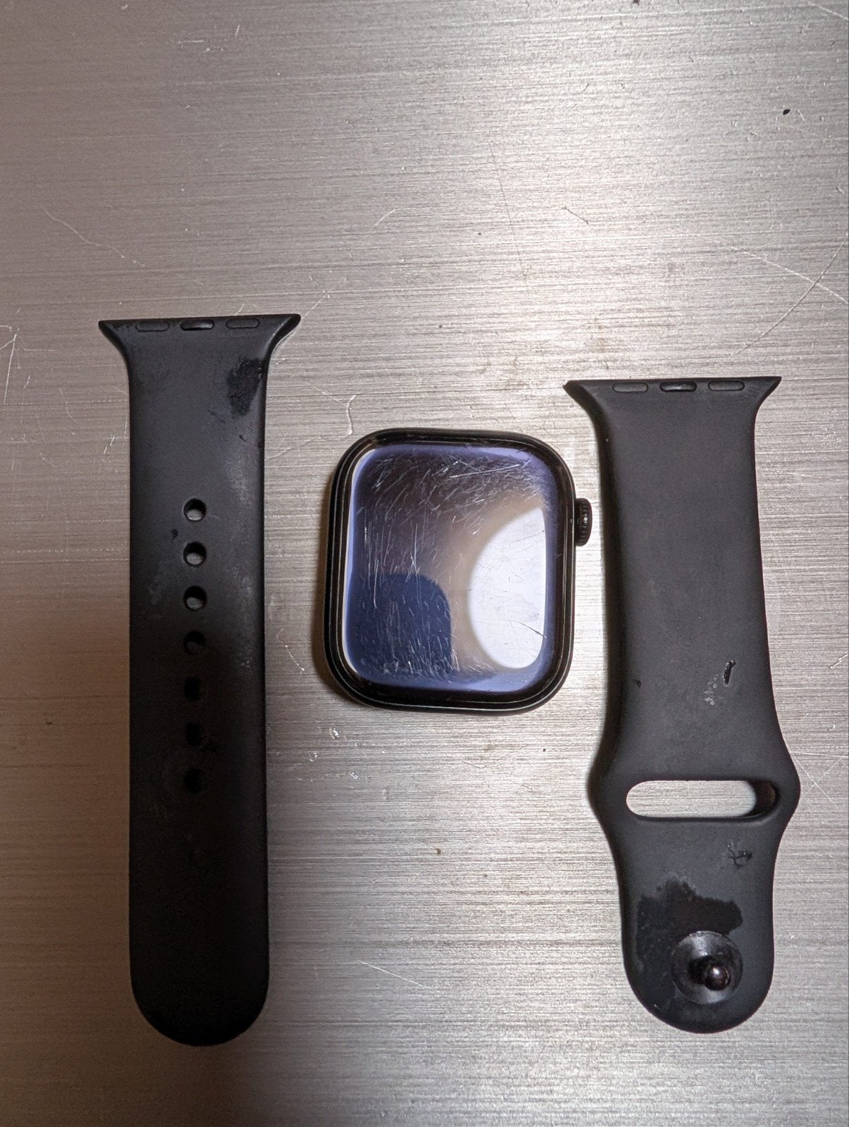 KOOPJE!!! Apple Watch S10 Zwart - Gebruikt, Gebruikt, GPS, Zwart, IOS