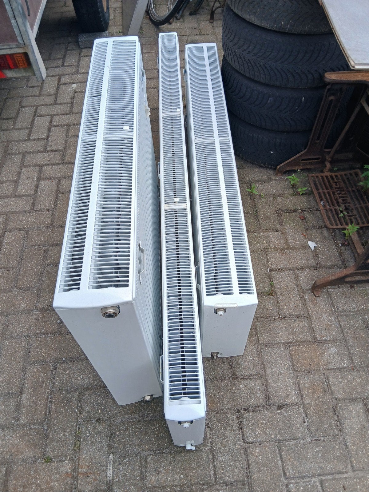 Diverse radiatoren, verschillende maten, Doe-het-zelf en Verbouw, Verwarming en Radiatoren, Ophalen, 30 tot 80 cm, Gebruikt, Radiator