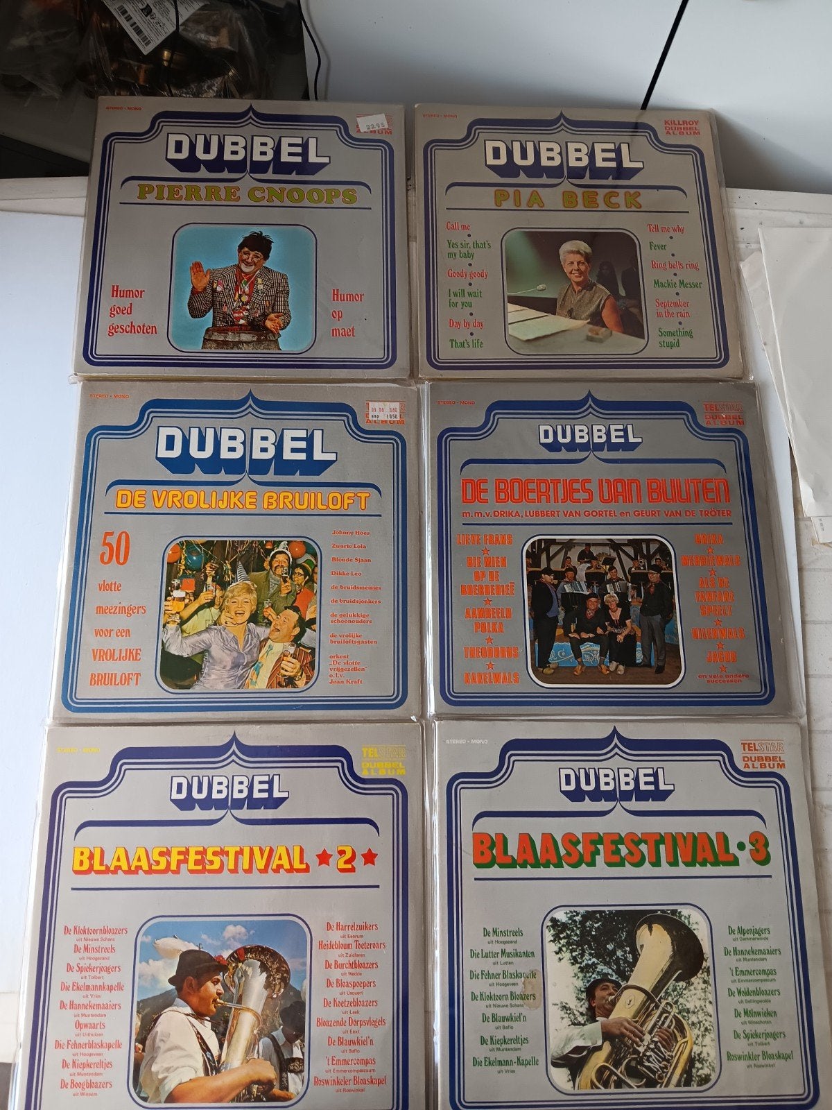 dubbelalbum telstar, Ophalen of Verzenden, Gebruikt, Overige formaten, Levenslied of Smartlap