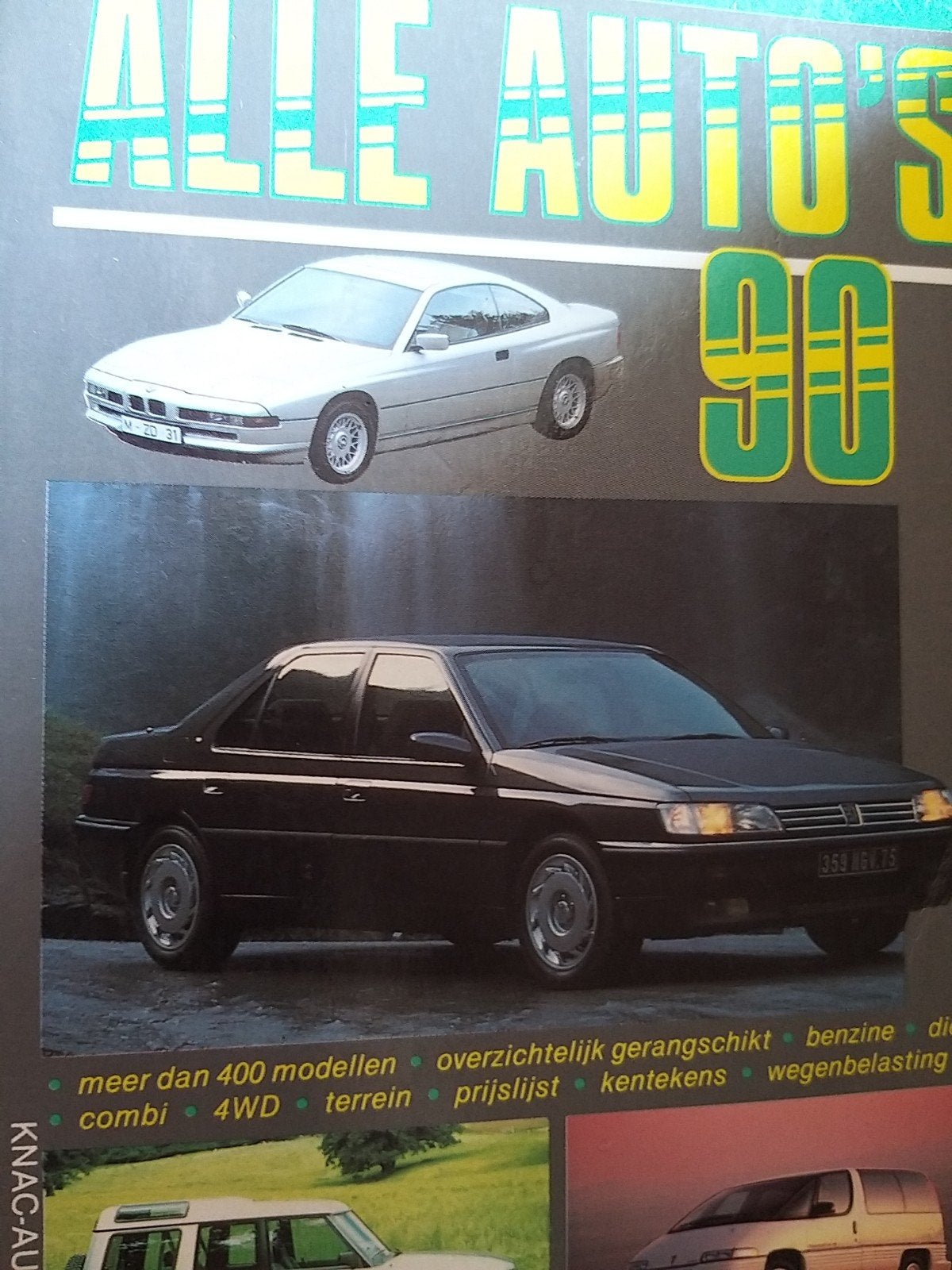 1990 nieuwstaat alle auto's knac serie jaarboek De Alk, Ophalen of Verzenden, Zo goed als nieuw, Algemeen