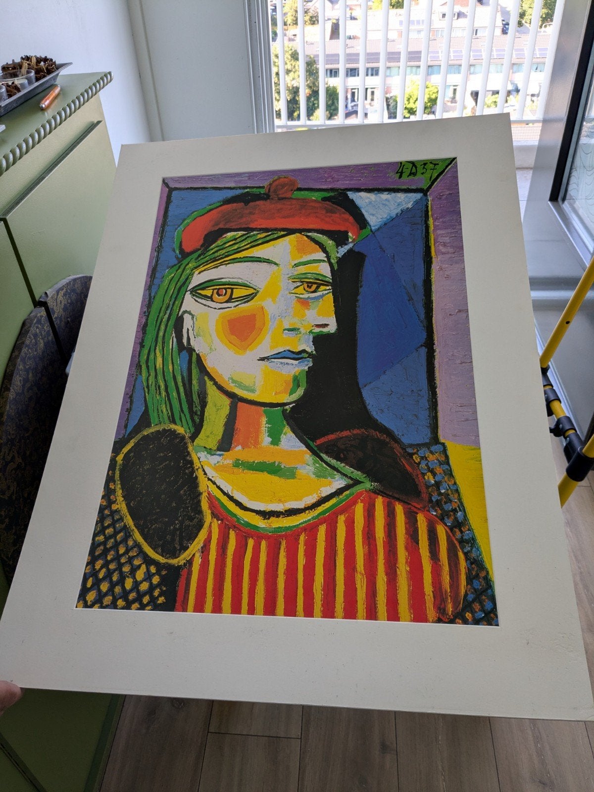 Pablo Picasso - Vrouw met rode baret - vrouwelijk portret -, Antiek en Kunst, Kunst | Litho's en Zeefdrukken, Ophalen