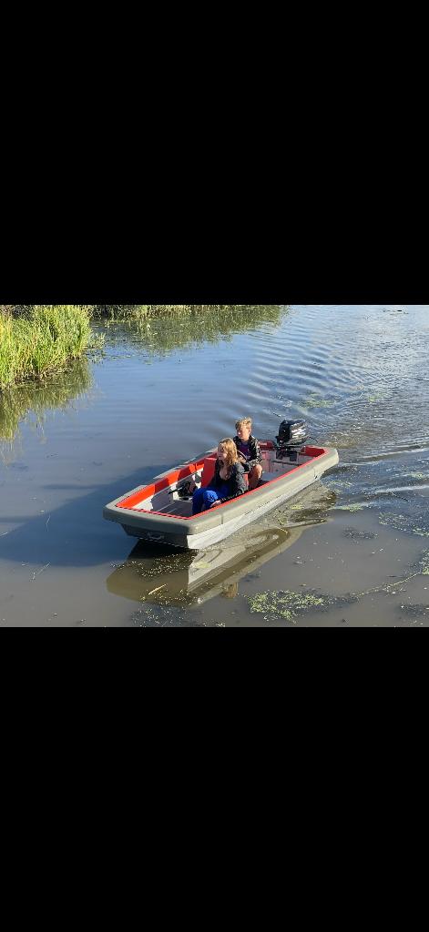 platbodem aluminium bootje te koop!, Watersport en Boten, Platbodems, Ophalen, Gebruikt, Aluminium, Benzine