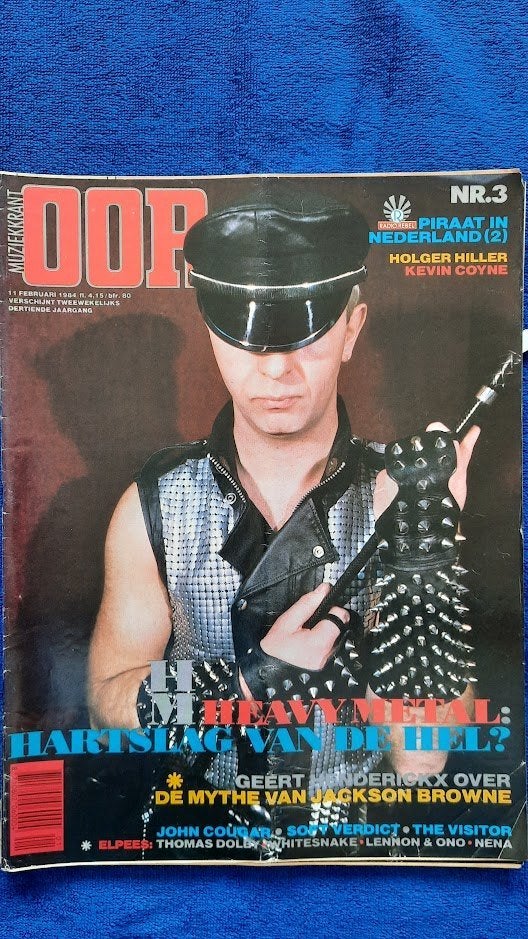 OOR 3-1984 Judas Priest Jackie Wilson JC Mellemcamp The Visi, Boeken, Ophalen of Verzenden, Zo goed als nieuw, Muziek, Film of Tv
