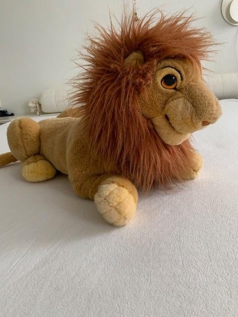 lion king knuffel, Ophalen of Verzenden, Leeuwenkoning of Jungle Boek, Zo goed als nieuw, Knuffel
