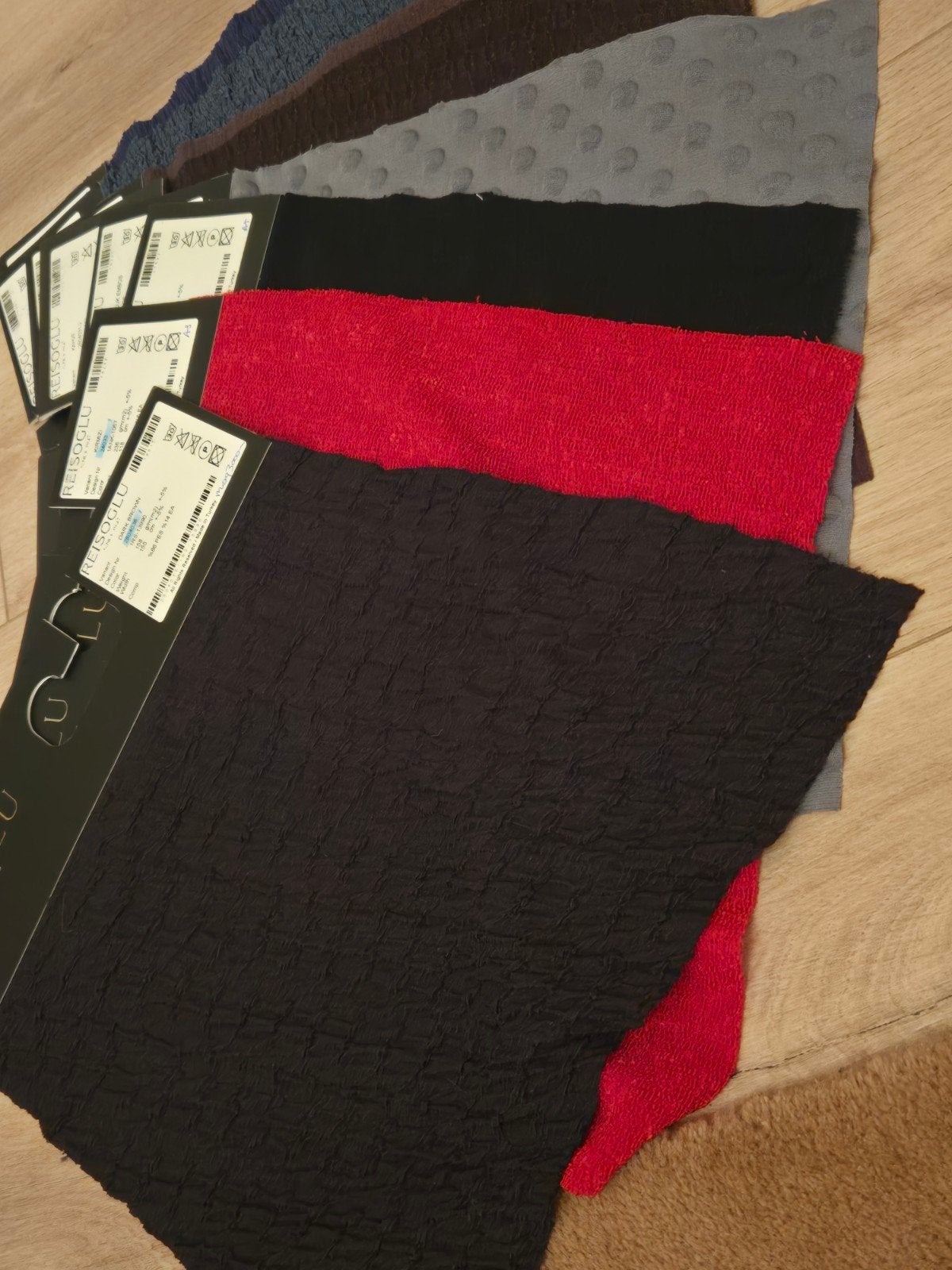 10 Stoffenstalen  - Mix van kleuren en stoffen voor DIY, Overige materialen, Overige kleuren, Nieuw, Ophalen of Verzenden