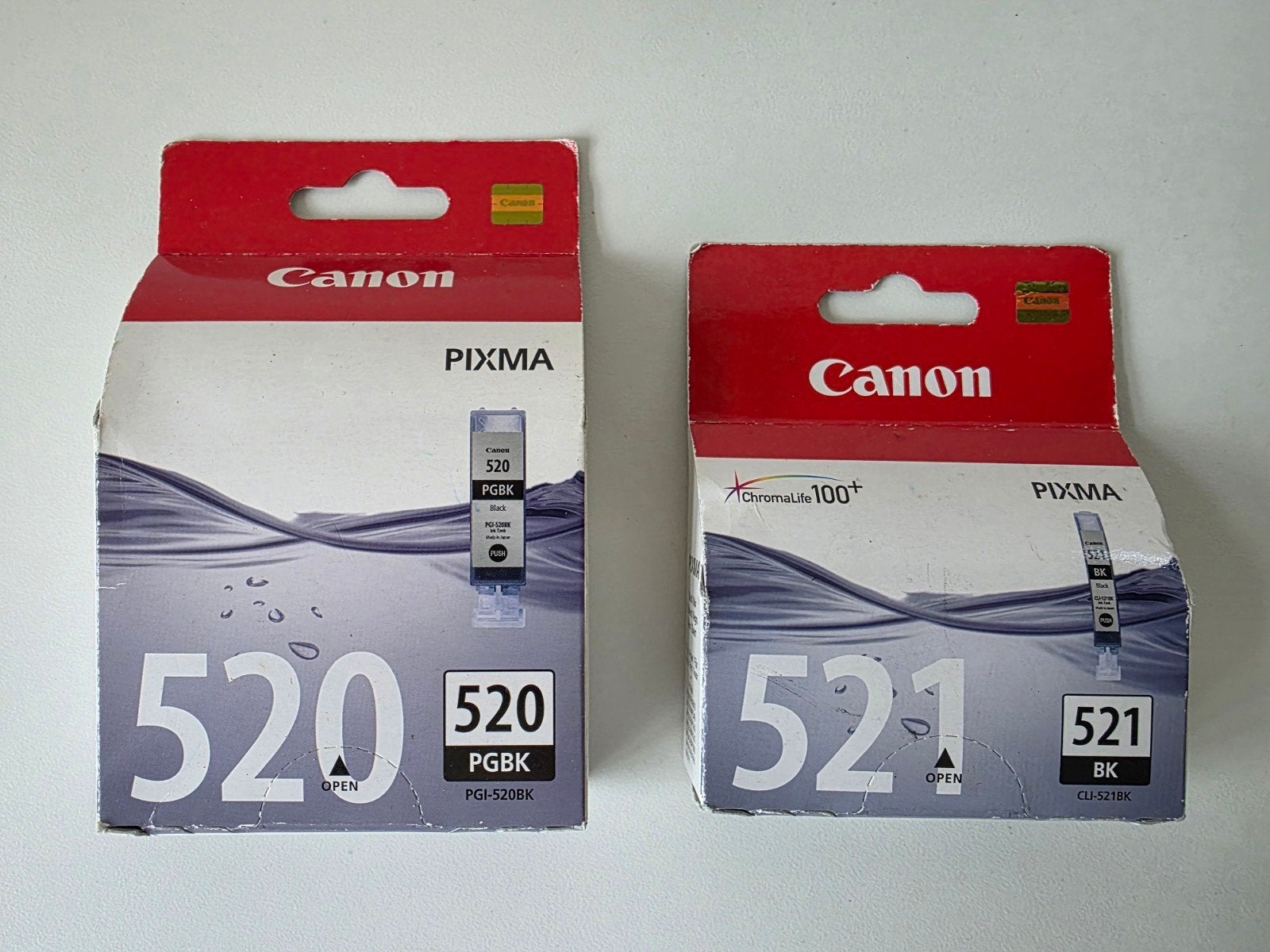 Canon Pixma PGI-520BK en CLI-521BK inktcartridges, Computers en Software, Printerbenodigdheden, Ophalen of Verzenden, Nieuw, Cartridge