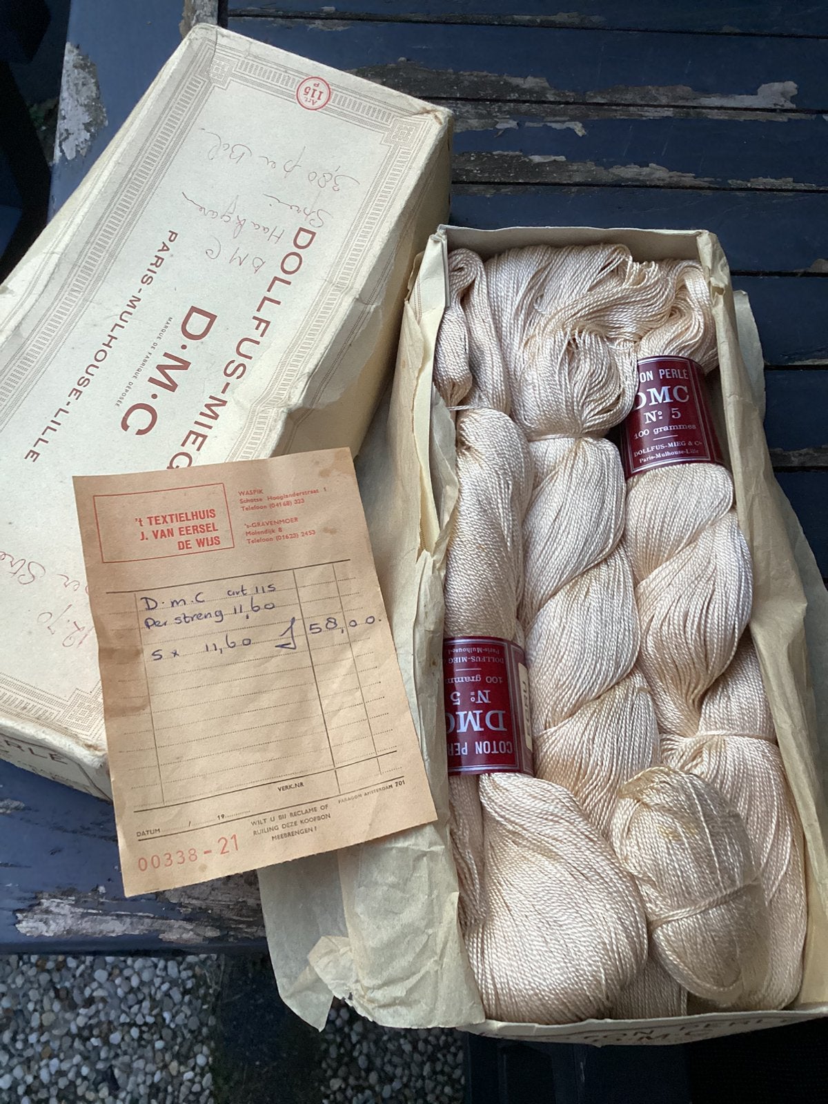 Borduurgaren perle  no 5, Ophalen of Verzenden, Zo goed als nieuw, Borduurgaren of Zijde