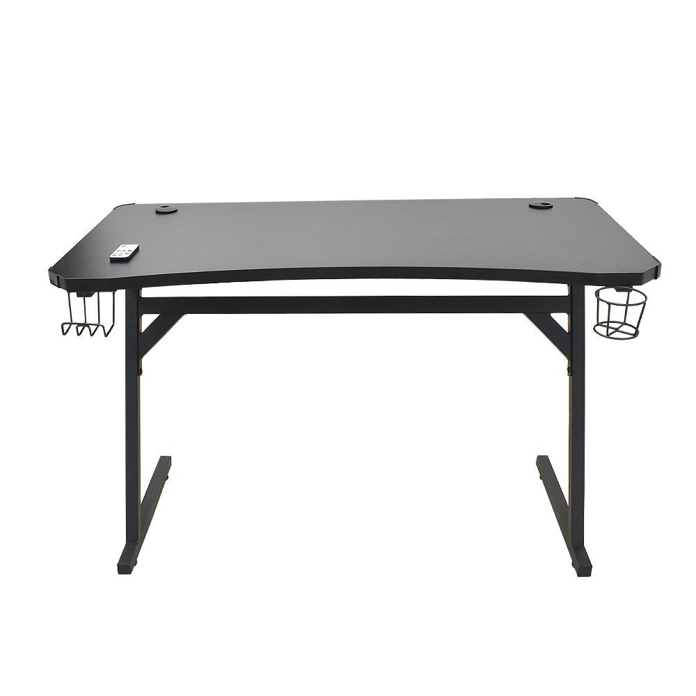 gaming desk, Ophalen, Zwart, 115 cm, Metaal