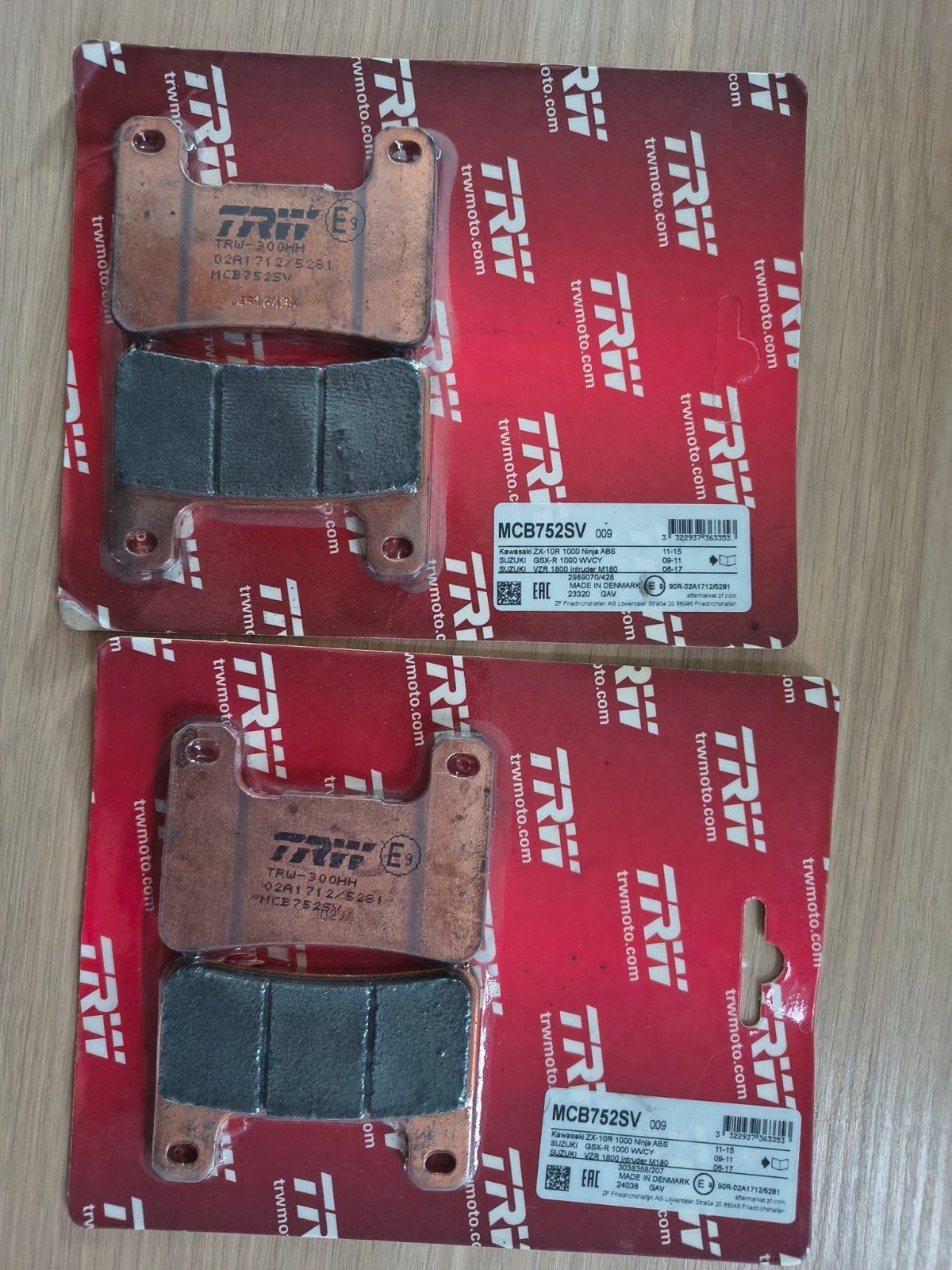 TRW MCB752SV Remblokken gesinterde, Ophalen of Verzenden, Nieuw